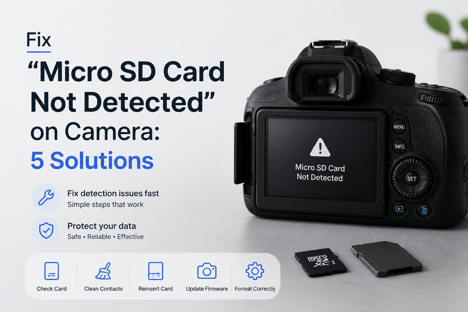 Fix “Micro SD Card Not Detected” on Camera: 5 Solutions