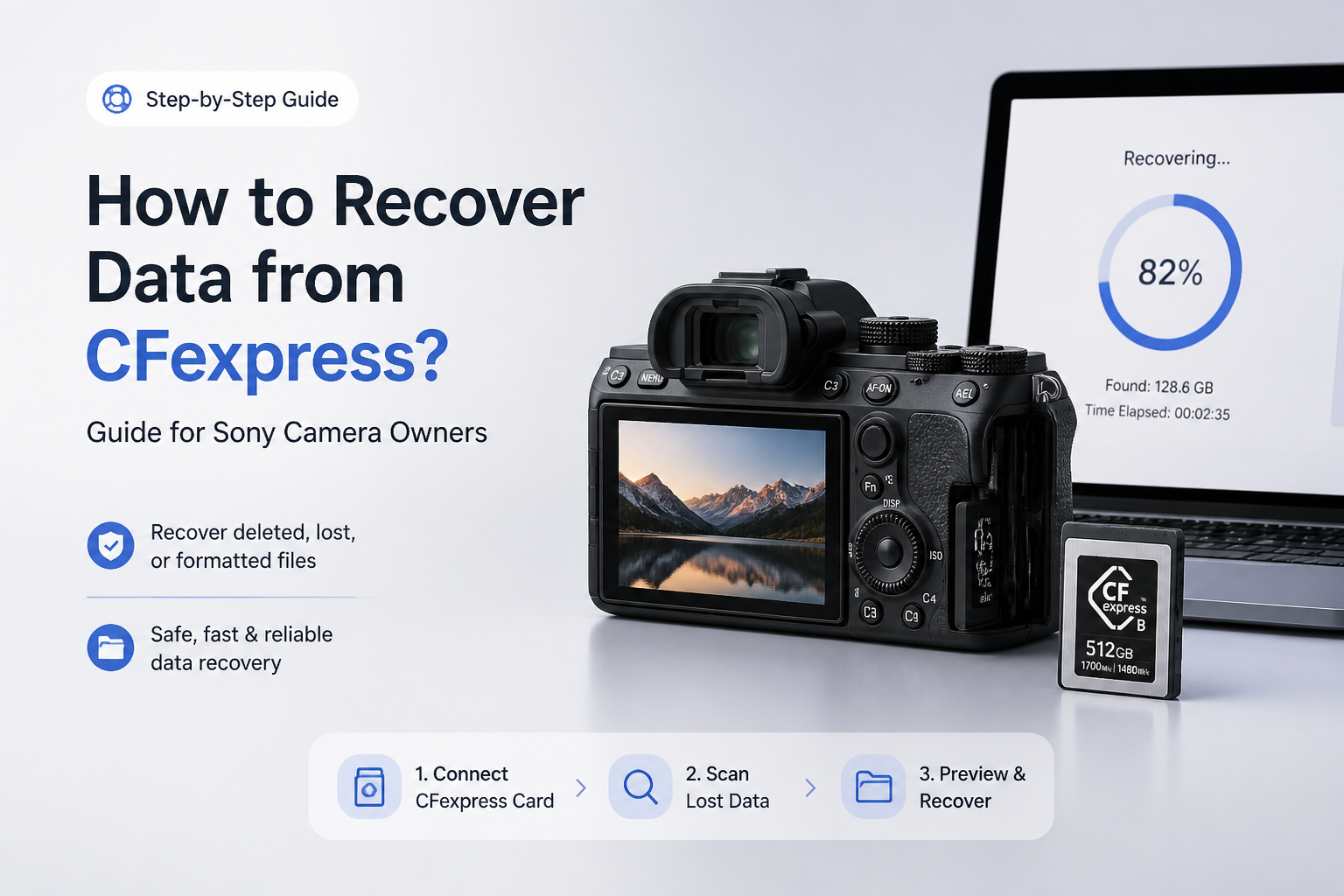 How to Recover Data from CFexpress? Guide for Sony Camera Owners