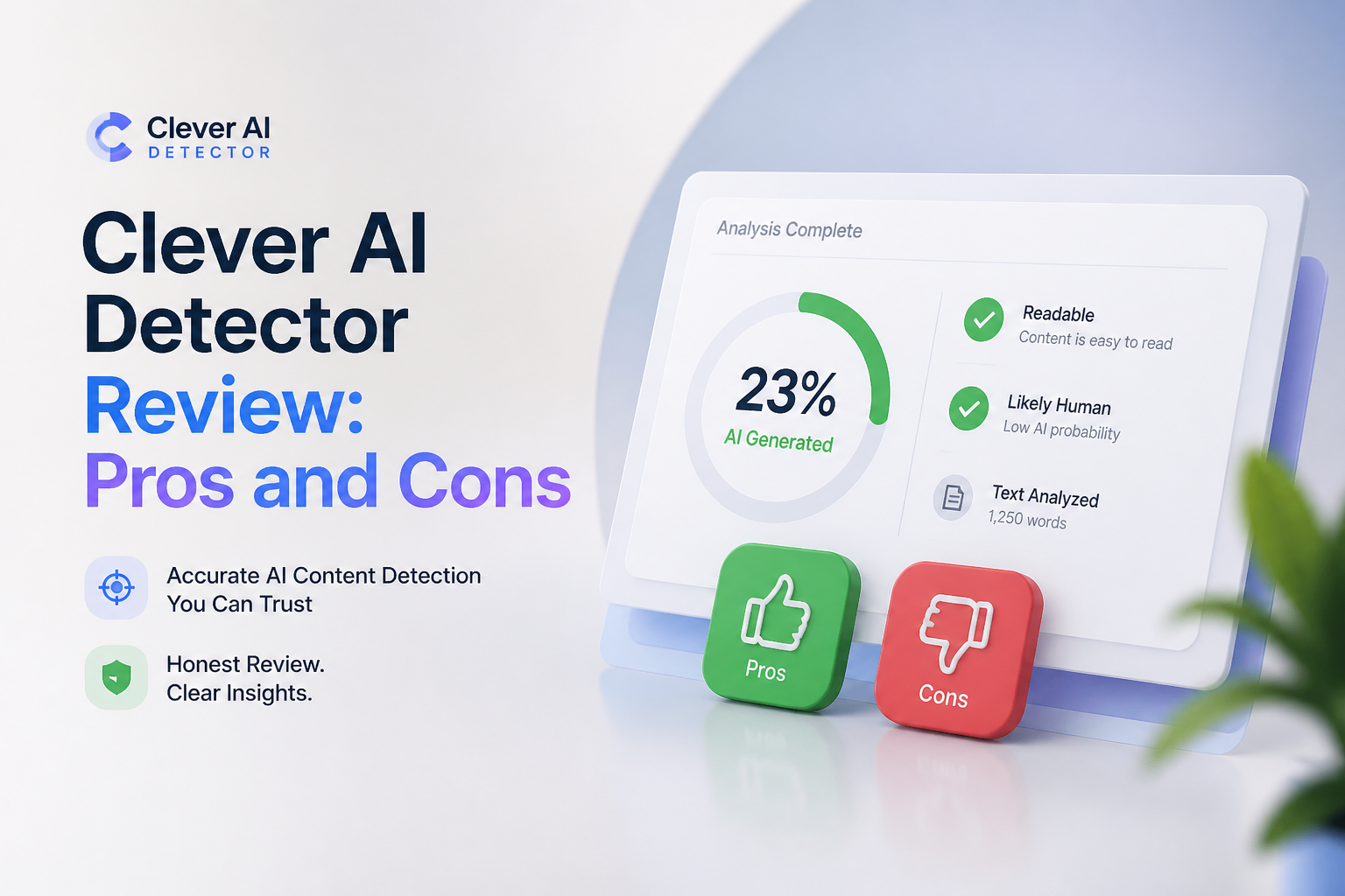 Clever AI Detector Review: Pros and Cons