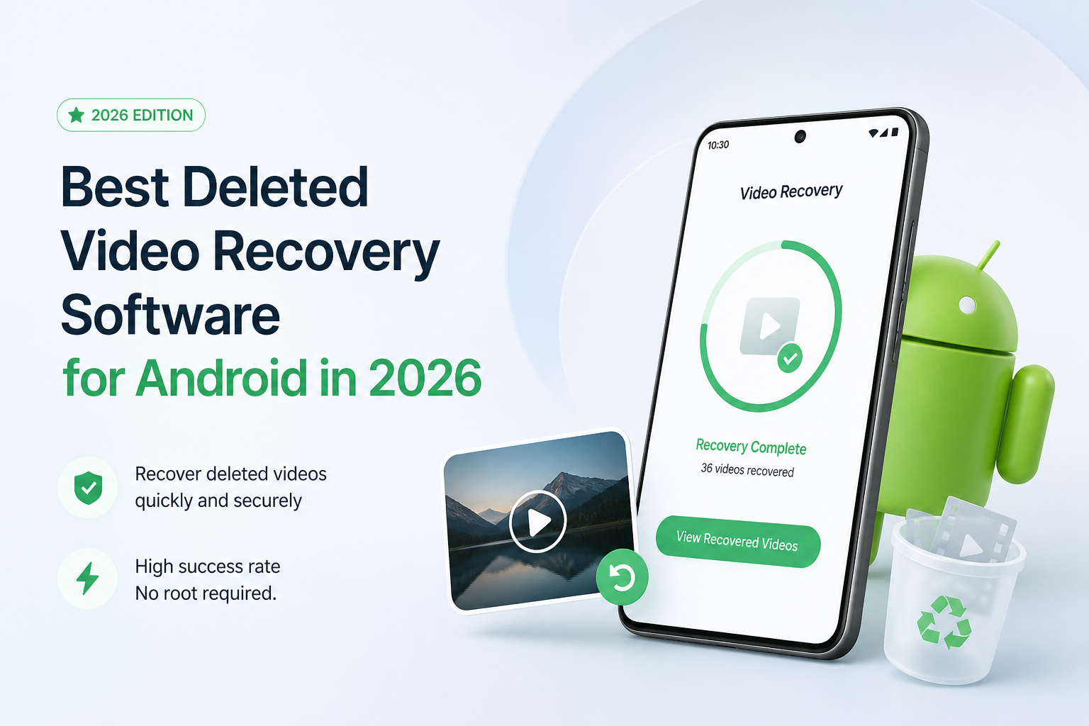 Best Deleted Video Recovery Software for Android in 2026