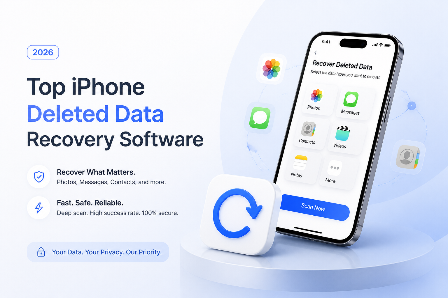 Top iPhone Deleted Data Recovery Software in 2026